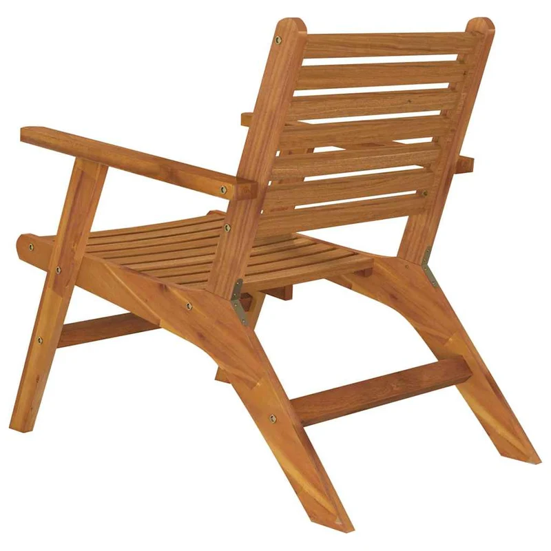 316252 vidaXL Garden Chairs 2 pcs Solid Acacia Wood