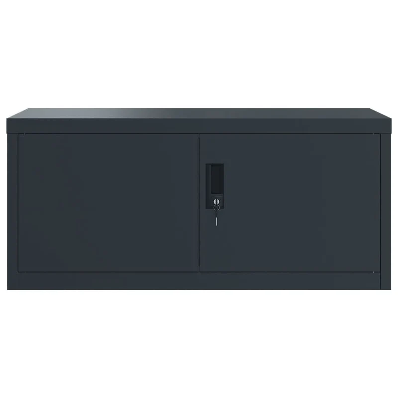 File Cabinet Anthracite 90x40x220 cm Steel