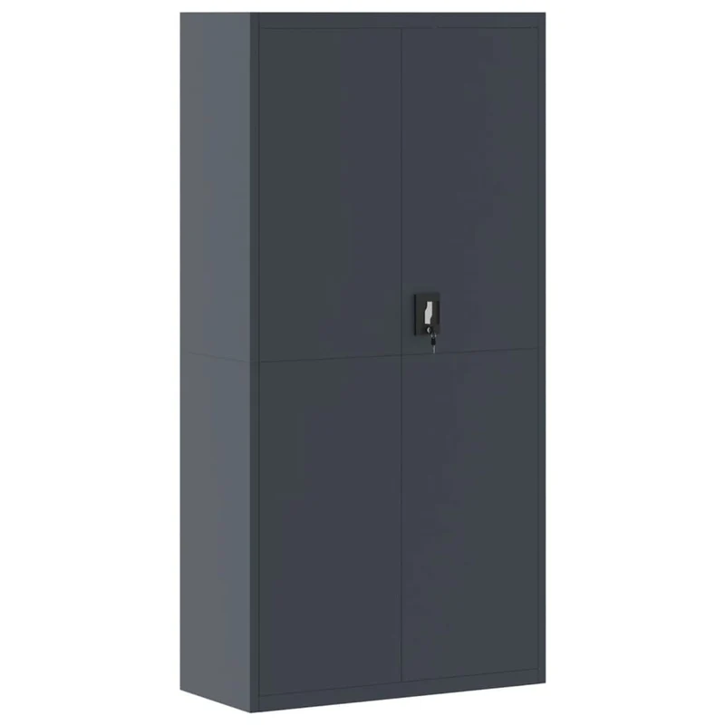 File Cabinet Anthracite 90x40x220 cm Steel