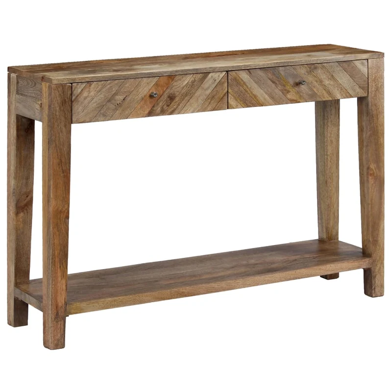 244969 vidaXL Console Table Solid Mango Wood 118x30x80 cm
