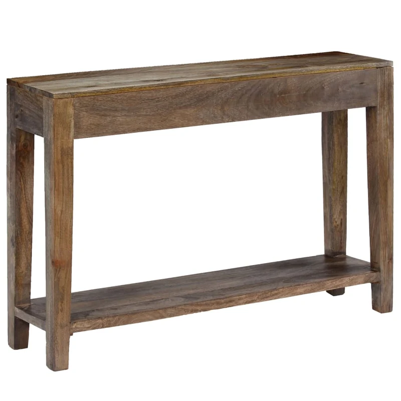 244969 vidaXL Console Table Solid Mango Wood 118x30x80 cm