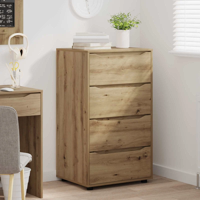 Storage Cabinets 60 x 48 x 105 cm Engineered Wood Artisan Oak