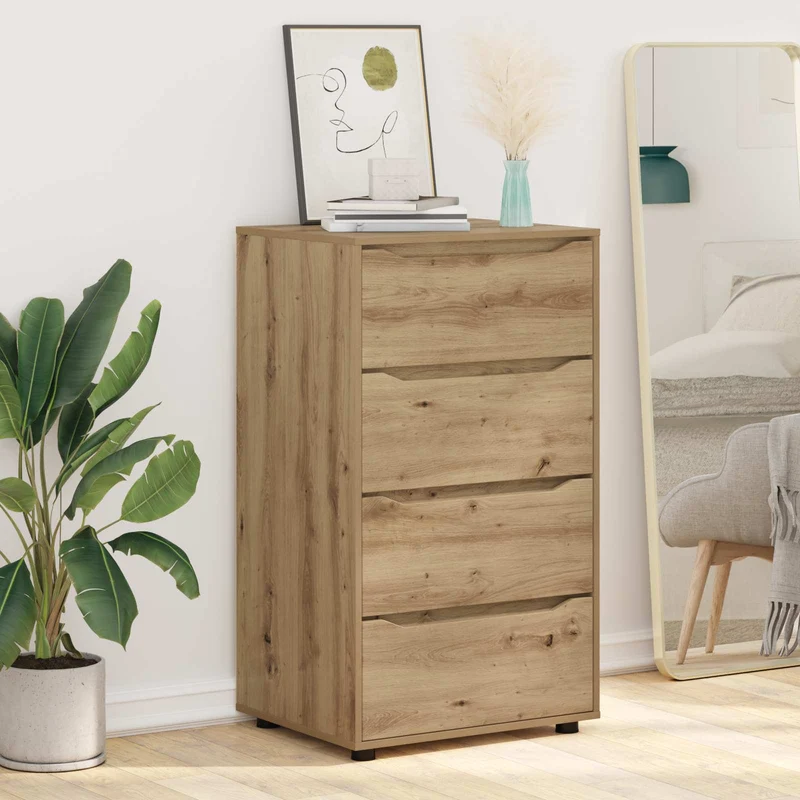 Storage Cabinets 60 x 48 x 105 cm Engineered Wood Artisan Oak