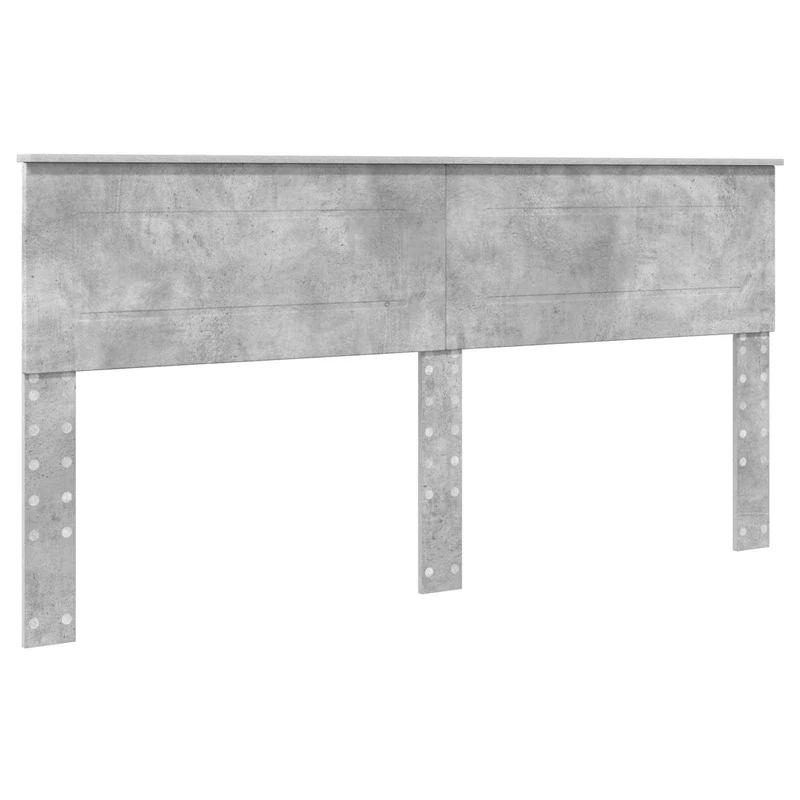 Bed Frame with Drawer Concrete Grey 180 x 200 cm Engineer Wood