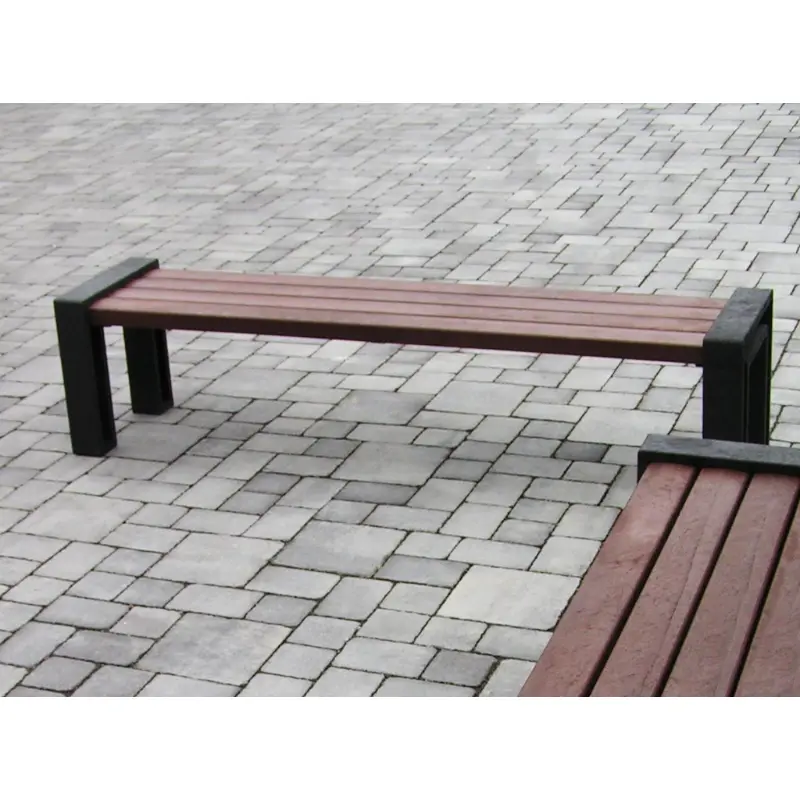 Banquette en plastique recyclé Hyde Park