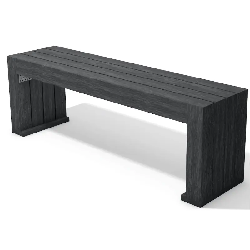 Banquette en plastique recyclé Calero