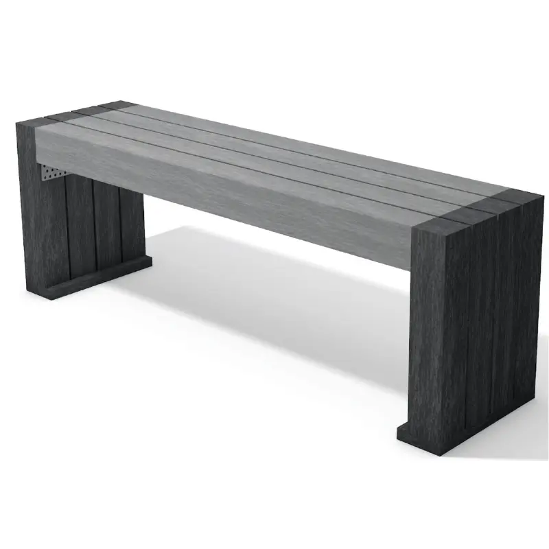 Banquette en plastique recyclé Calero