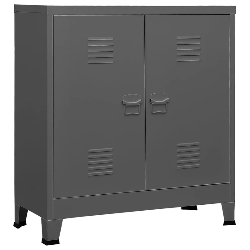 Industrial Storage Chest Anthracite Steel