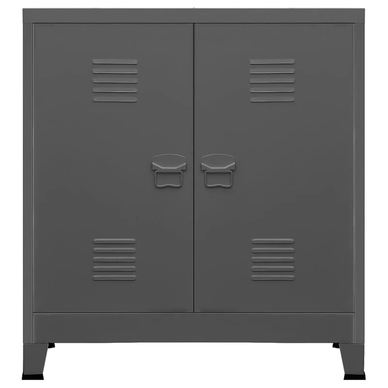 Industrial Storage Chest Anthracite Steel