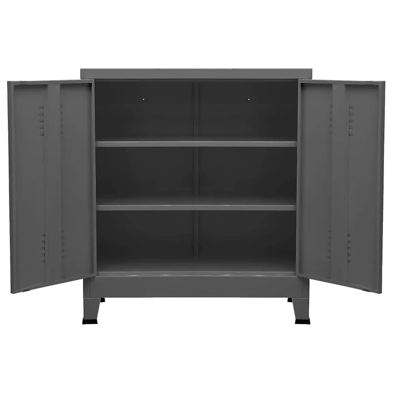 Industrial Storage Chest Anthracite Steel