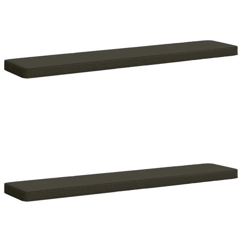 2-Piece Bench Cushions VUGHT 2 pcs 100% Polyester Anthracite