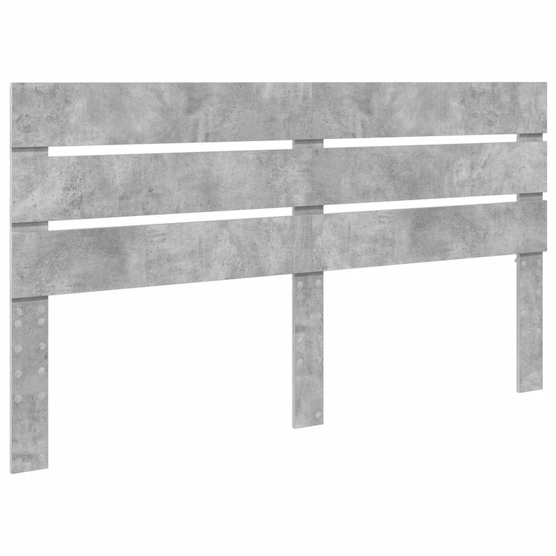 Bed Frame with Drawer Concrete Grey 180 x 200 cm Engineer Wood