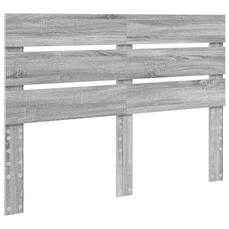 Bed Frame with Drawer Grey Sonoma 140 x 200 cm Engineer Wood