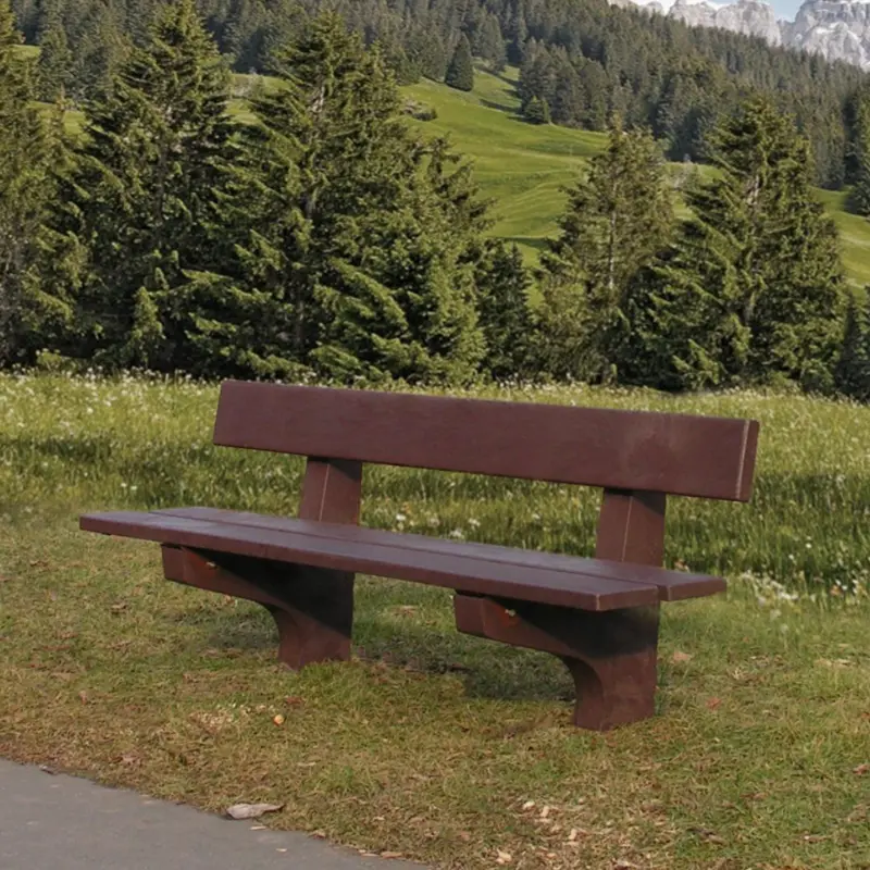 Banc en plastique recyclé Highlands