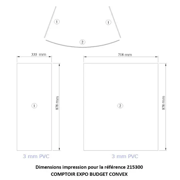 Comptoir expo budget Convex