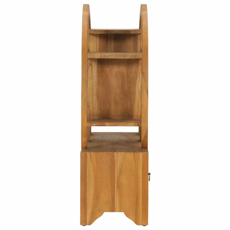 320773 vidaXL Cabinet with Yin Yang Shelf 68x26x83 cm Solid Teak Wood
