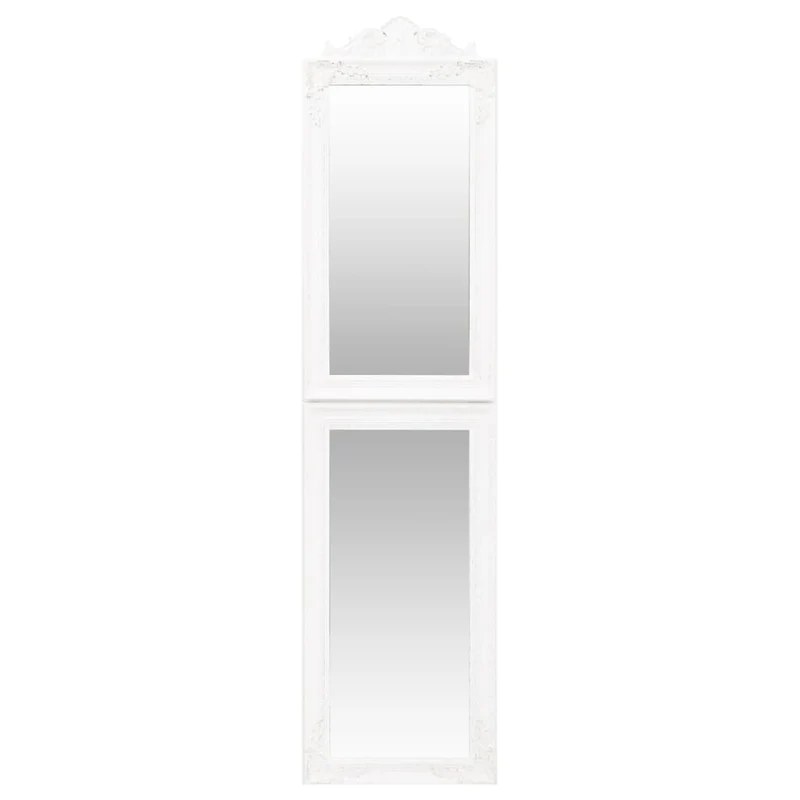 Free-Standing Mirror White 40x160 cm