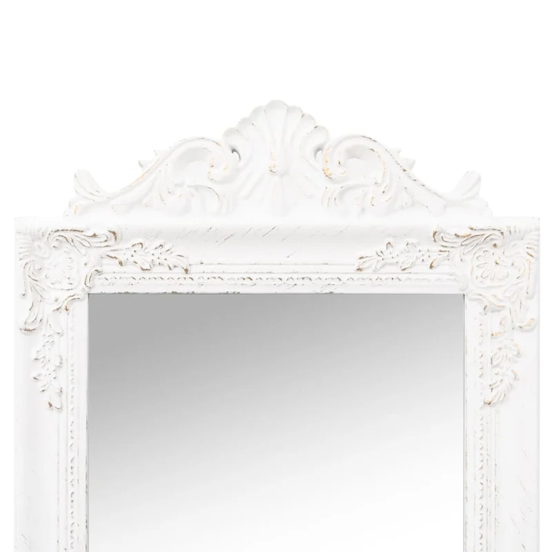 Free-Standing Mirror White 40x160 cm