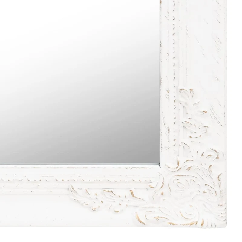 Free-Standing Mirror White 40x160 cm