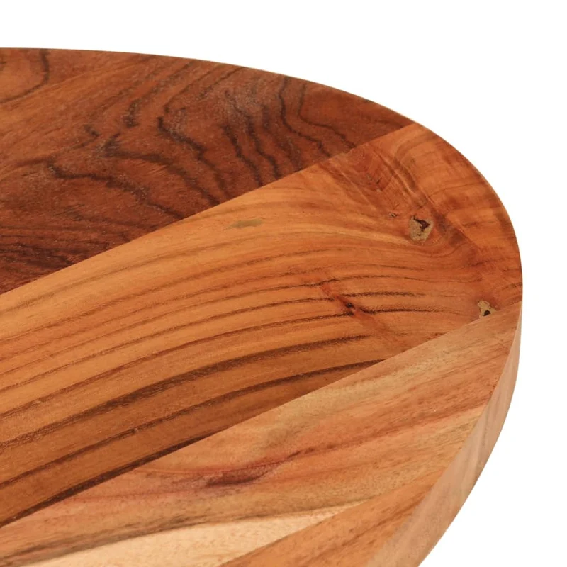 Table Top 80x40x2,5 cm Oval Solid Wood Acacia