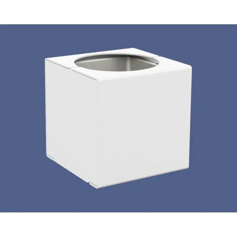 Bac à palmier KUB acier 450 x 450 x 450 mm, acier massif 6 mm, bac intérieur acier, monochrome ou bicolore