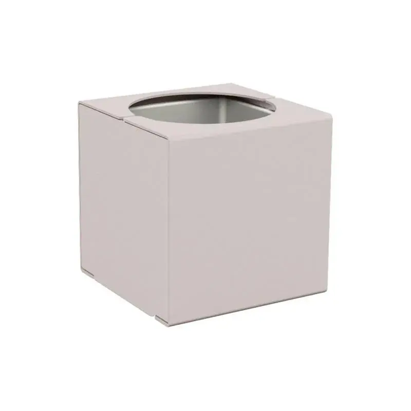 Bac à palmier KUB acier 450 x 450 x 450 mm, acier massif 6 mm, bac intérieur acier, monochrome ou bicolore
