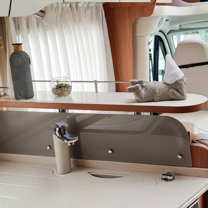Tablette de rangement en 2 parties pour les modèles Hymer SL et GL