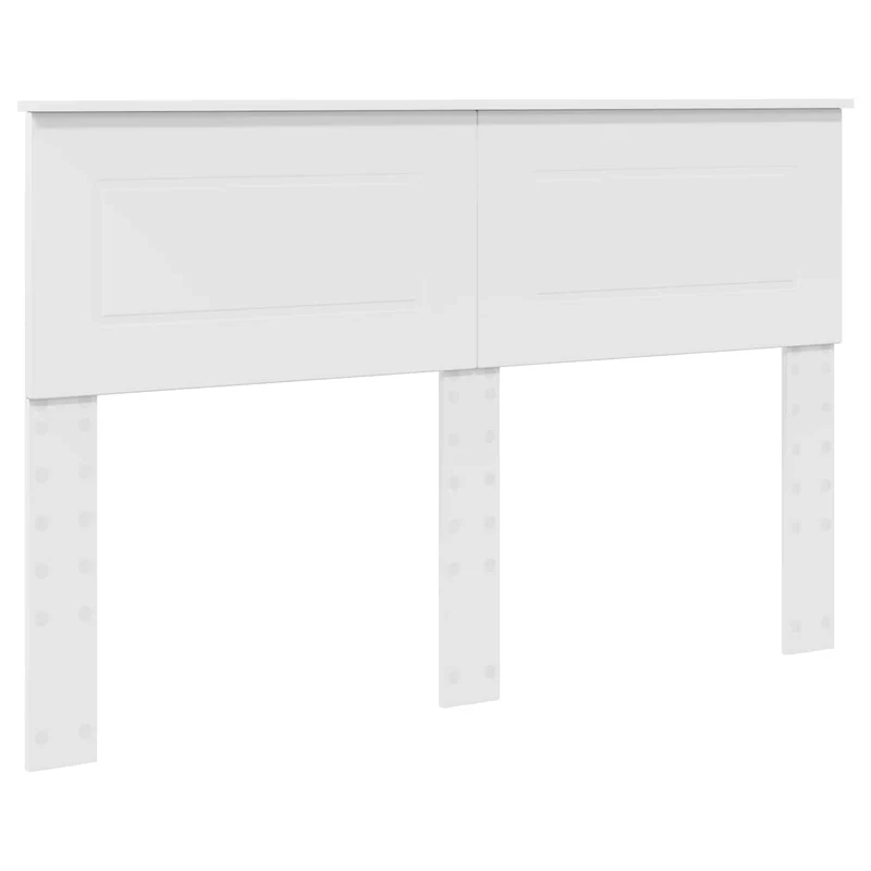 Bed Frame with Drawer White 140 x 190 cm Engineer Wood