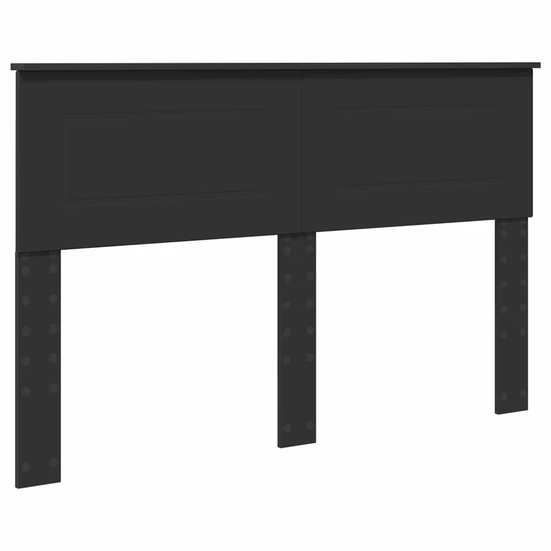 Bed Frame with Drawer Black 140 x 190 cm Engineer Wood