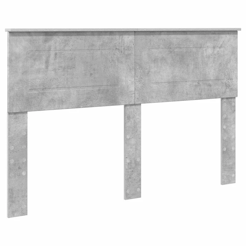 Bed Frame with Drawer Concrete Grey 140 x 190 cm Engineer Wood