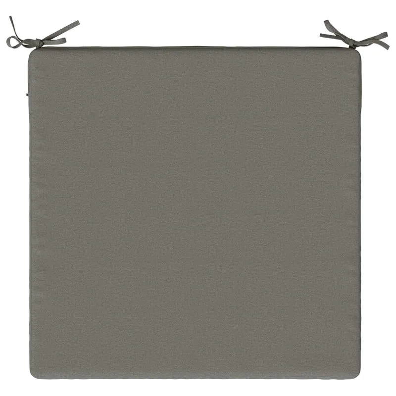 Seat Cushions SOEST 100% Polyester Grey 80 x 80 x 3 cm