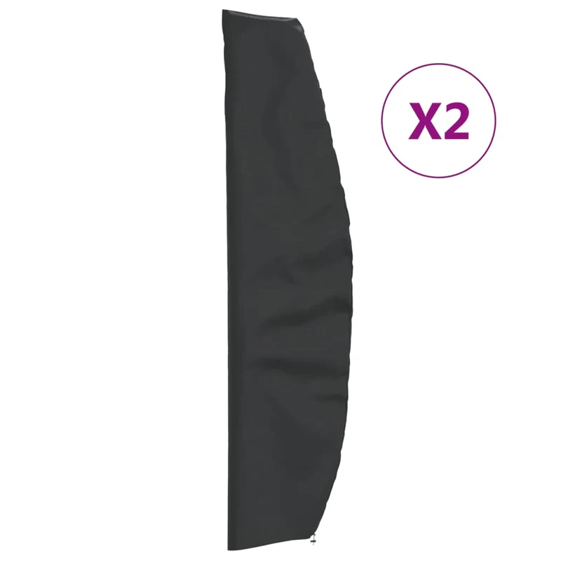 Garden Umbrella Covers 2 pcs 265x50/70/40 cm 420D Oxford Fabric
