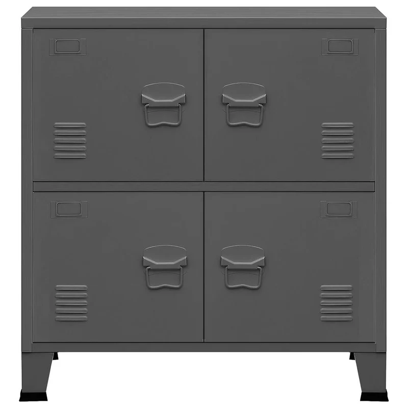 Industrial Storage Chest Anthracite 75x40x80 cm Steel