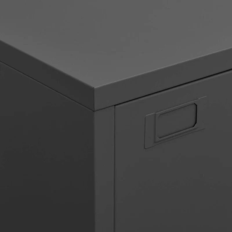 Industrial Storage Chest Anthracite 75x40x115 cm Metal