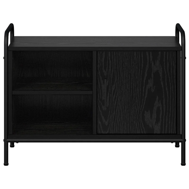 TV Cabinet 67.5 x 33 x 50 cm Black Oak