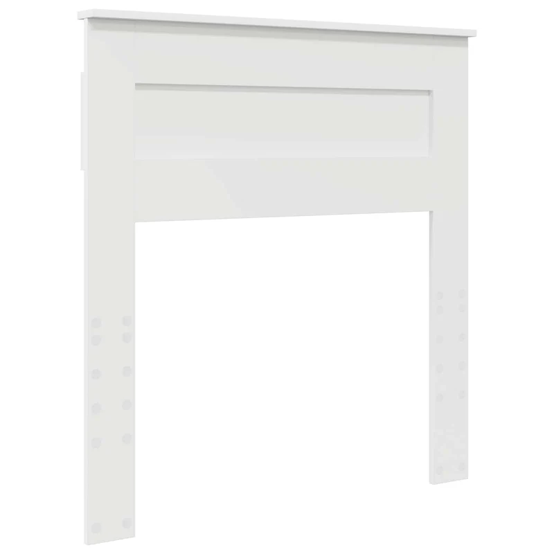 Bed Frame with Drawer White 100 x 200 cm Engineer Wood