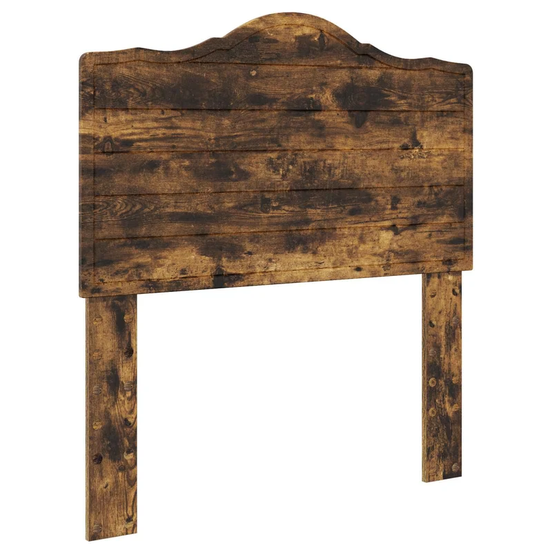 Bed Frame with Drawer Smoked Oak 90 x 200 cm Engineer Wood