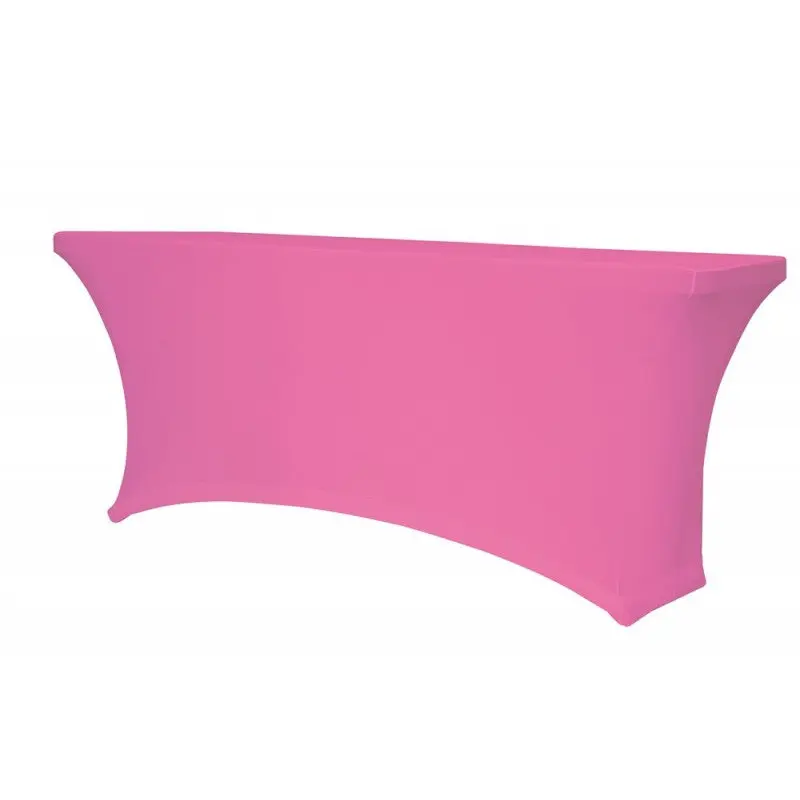 Lot de 2 housses stretch pour table rectangle 180