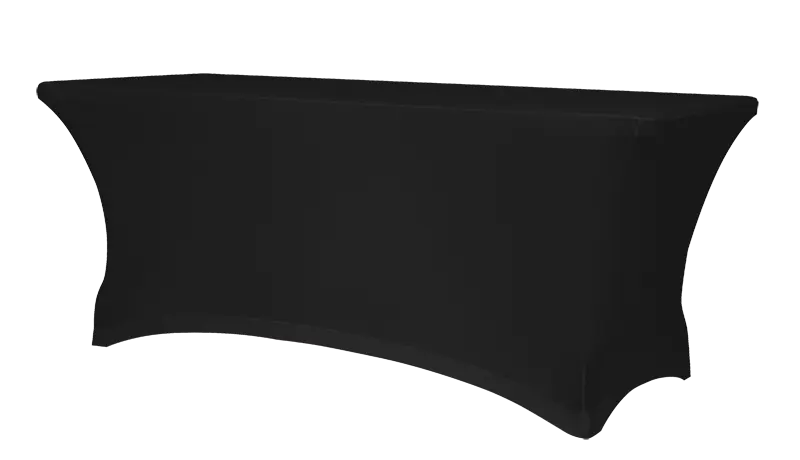 Lot de 2 housses stretch pour table rectangle 180