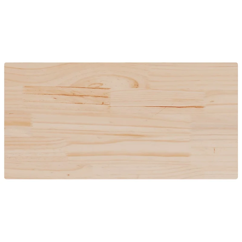 Table Tops 2 pcs 80x40x1,7 cm Rectangular Solid Wood Pine