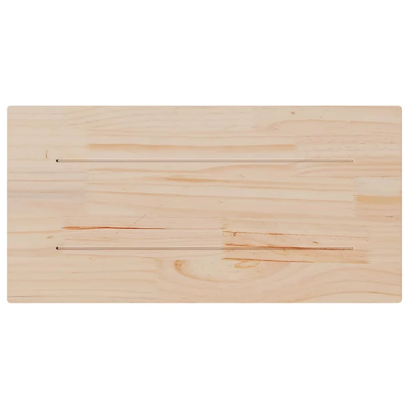 Table Tops 2 pcs 80x40x1,7 cm Rectangular Solid Wood Pine
