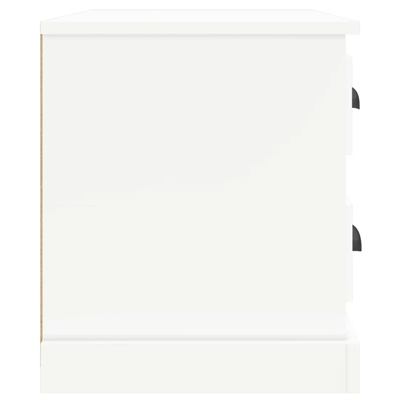 Bedside Cabinet White 60x39x45 cm