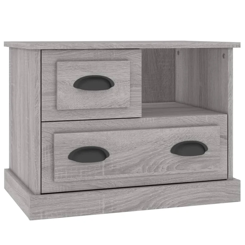 Bedside Cabinet Grey Sonoma 60x39x45 cm