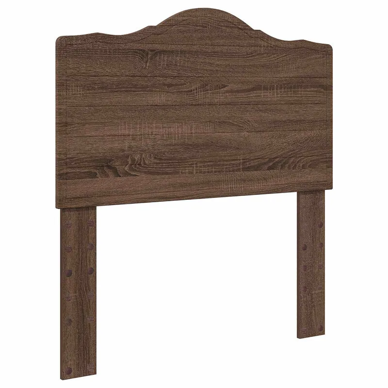 Bed Frame with Drawer Brown Oak 90 x 200 cm Engineer Wood