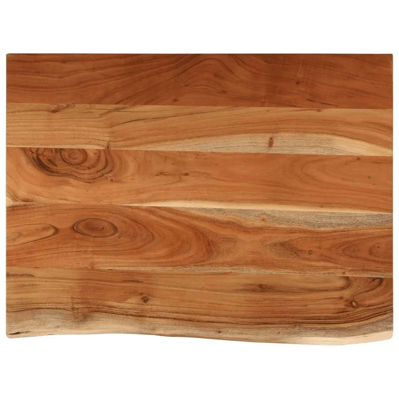 Bathroom Countertop 80x60x3,8 cm Rectangular Solid Wood Acacia