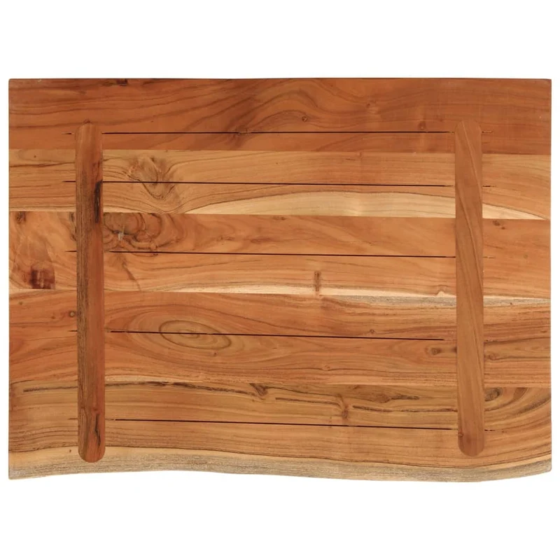 Bathroom Countertop 80x60x3,8 cm Rectangular Solid Wood Acacia