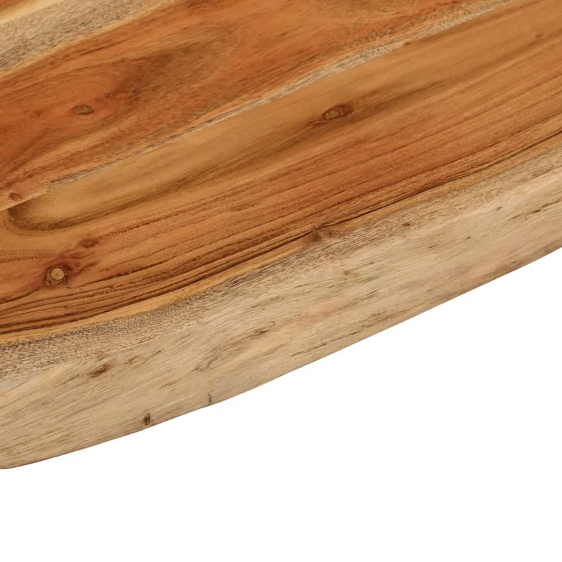 Bathroom Countertop 80x60x3,8 cm Rectangular Solid Wood Acacia