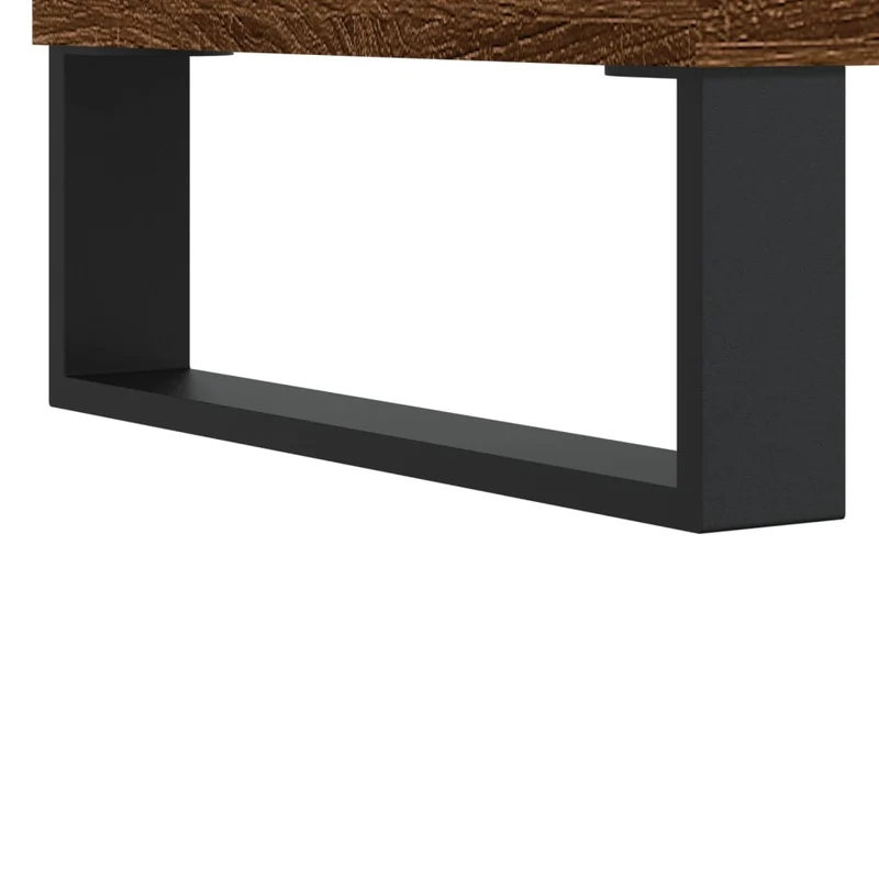 Shoe Cabinet Brown Oak 102x36x60 cm Engineered Wood