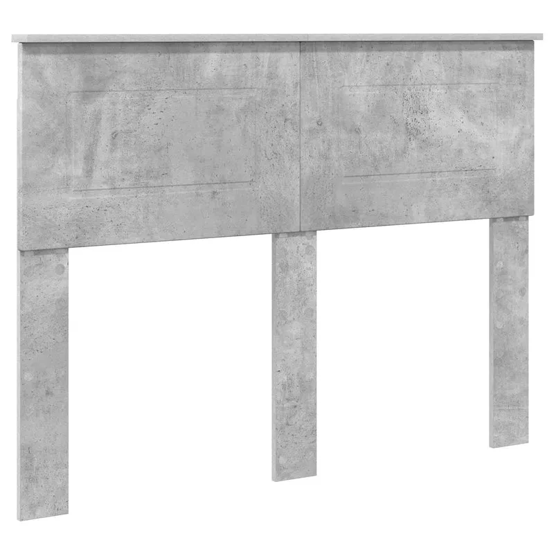 Bed Frame with Drawer Concrete Grey 135 x 190 cm Engineer Wood