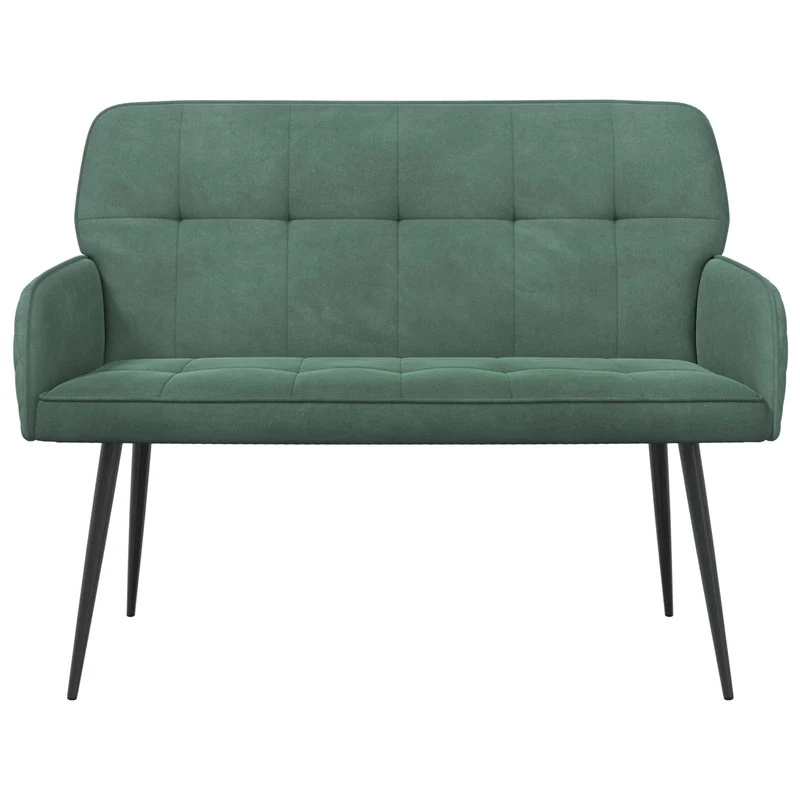 2 Seater Sofa with Metal Legs 2-Seater Sea Green Velvet